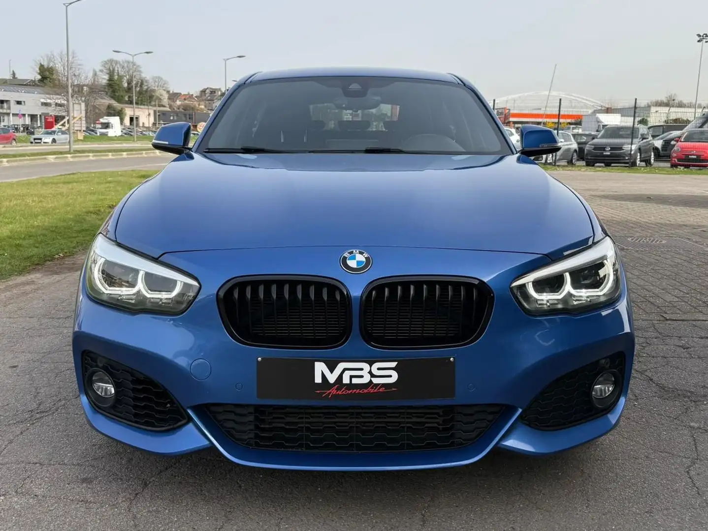 BMW 116 i * PACK M * CAMERA * CUIRE * CLIM-BIZONE * MANU Blau - 1