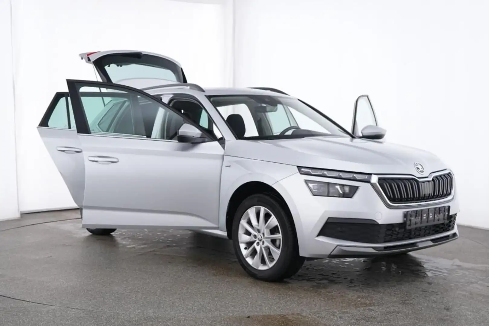 Skoda Kamiq Ambition Clever 1.0 TSI PDC*Klima*SH Argent - 2