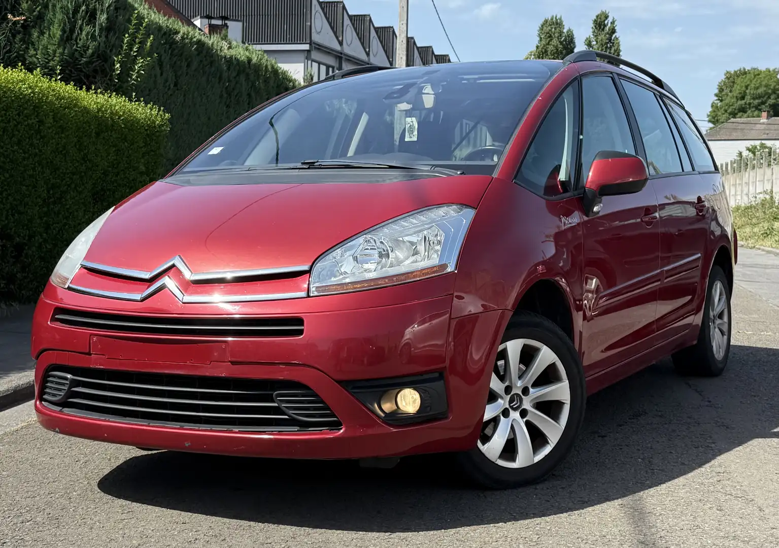 Citroen Grand C4 Picasso 1.6 HDi // AIRCO // EURO4 // 7 PLACE Rood - 1