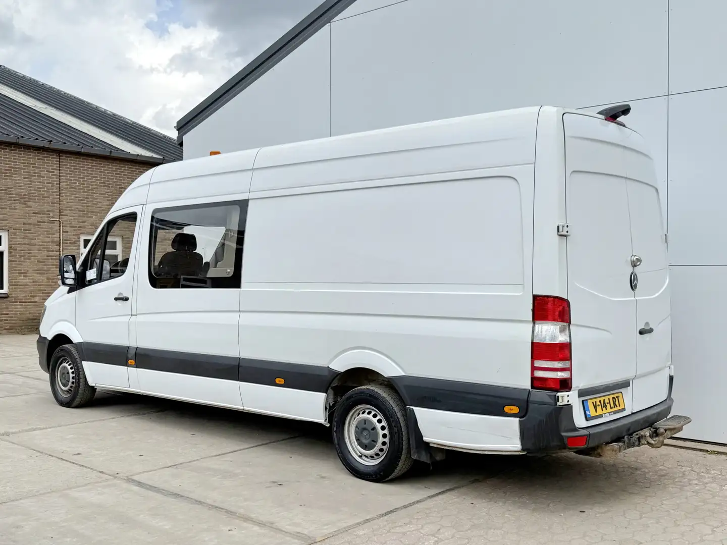 Mercedes-Benz Sprinter 314 2.2 L3H2 Dubbele Cabine Climate Control Trekha Wit - 2