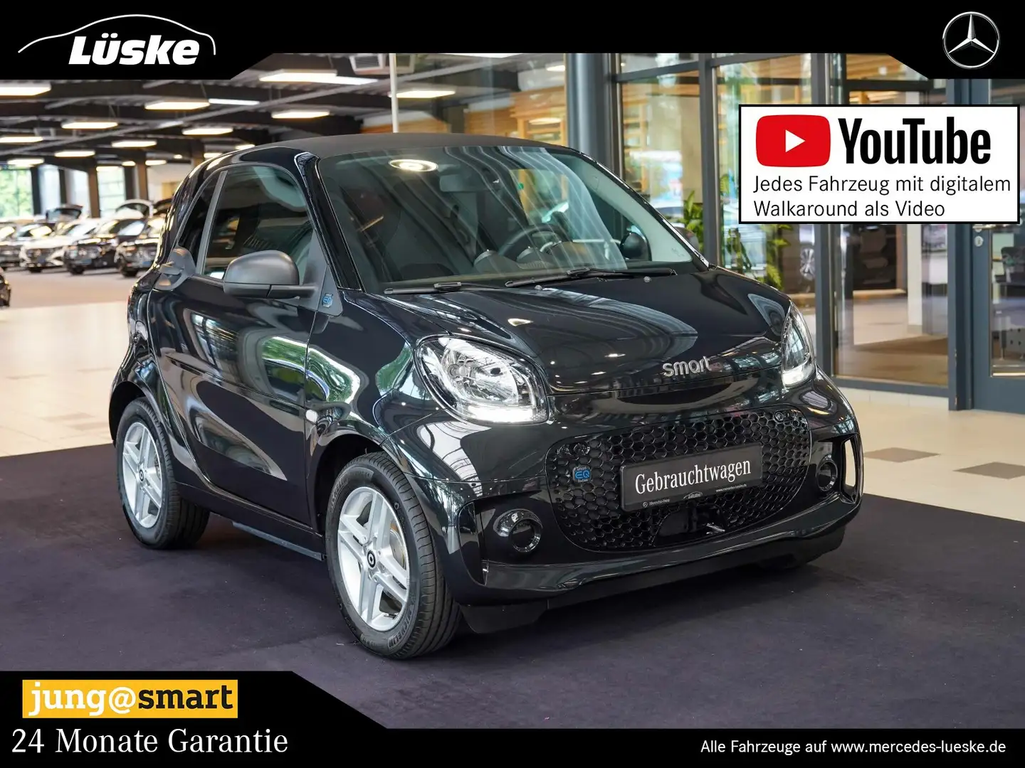 smart forTwo smart EQ fortwo passion 22 kW Cool & Audio DAB Noir - 1