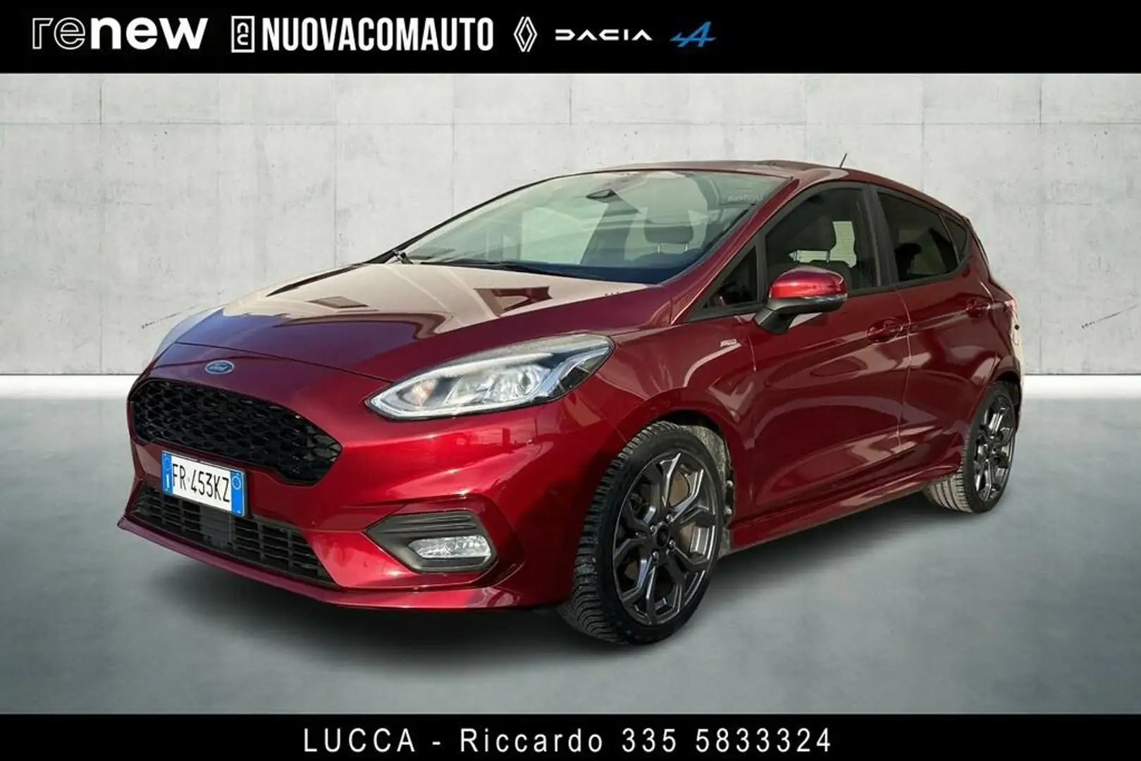 Ford Fiesta 5p 1.5 tdci ST-line 85cv my18 Rosso - 1