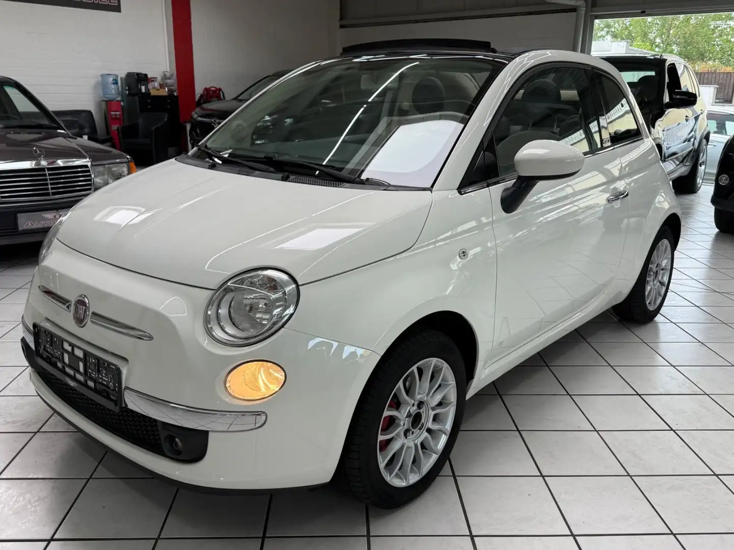 Fiat 500C LOUNGE FALTDACH PDC Weiß - 1