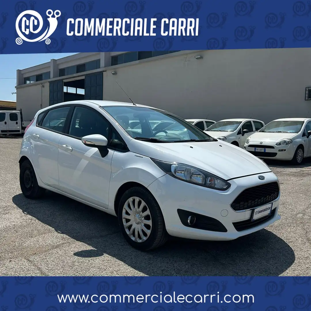 Ford Fiesta VAN 1.5 TDCI 5 PORTE 4 POSTI - 2017 Weiß - 1