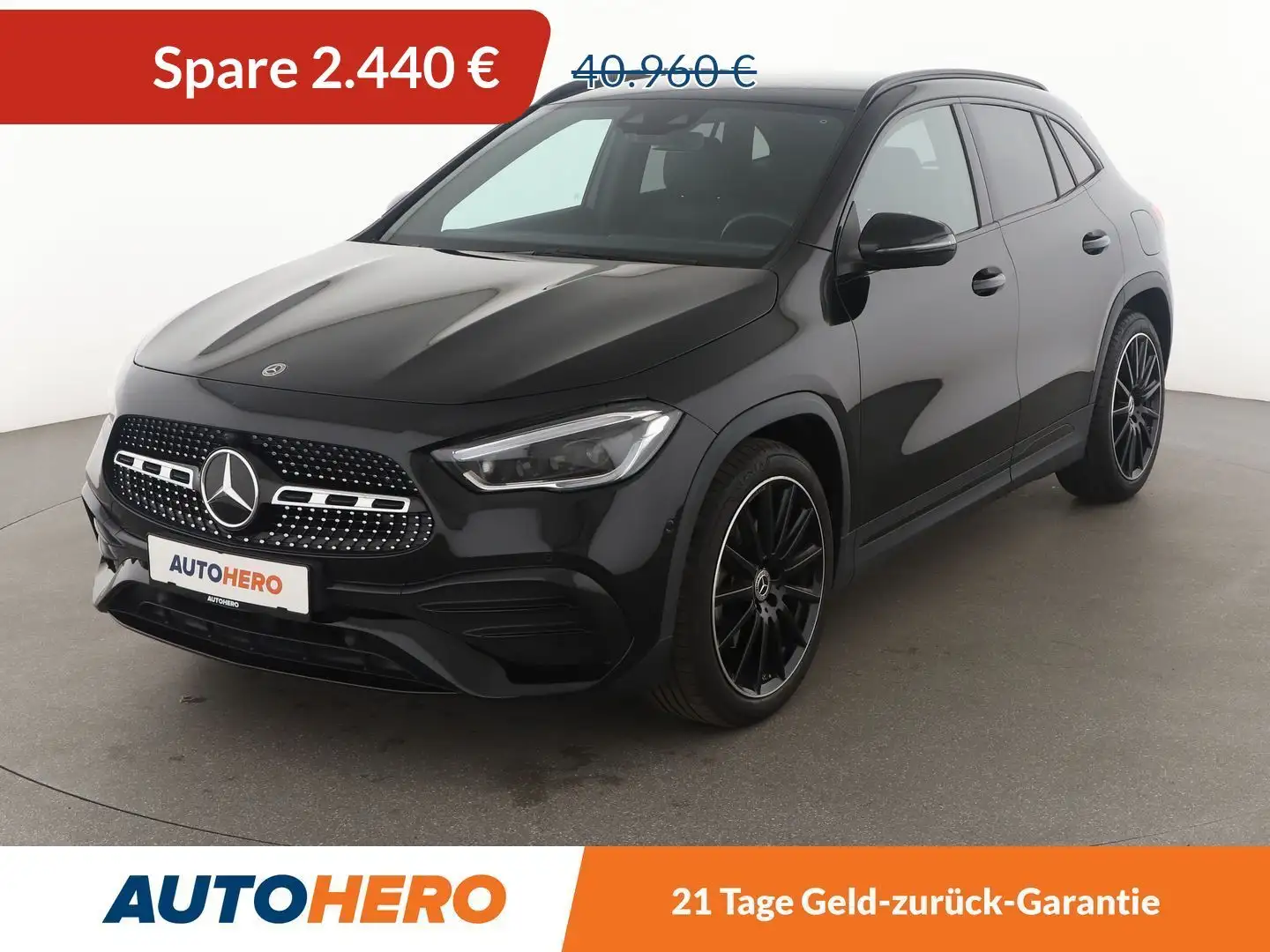 Mercedes-Benz GLA 250 GLA 250 4Matic AMG Line Aut.*NAVI*MULTIBEAM*TEMPO* Noir - 1