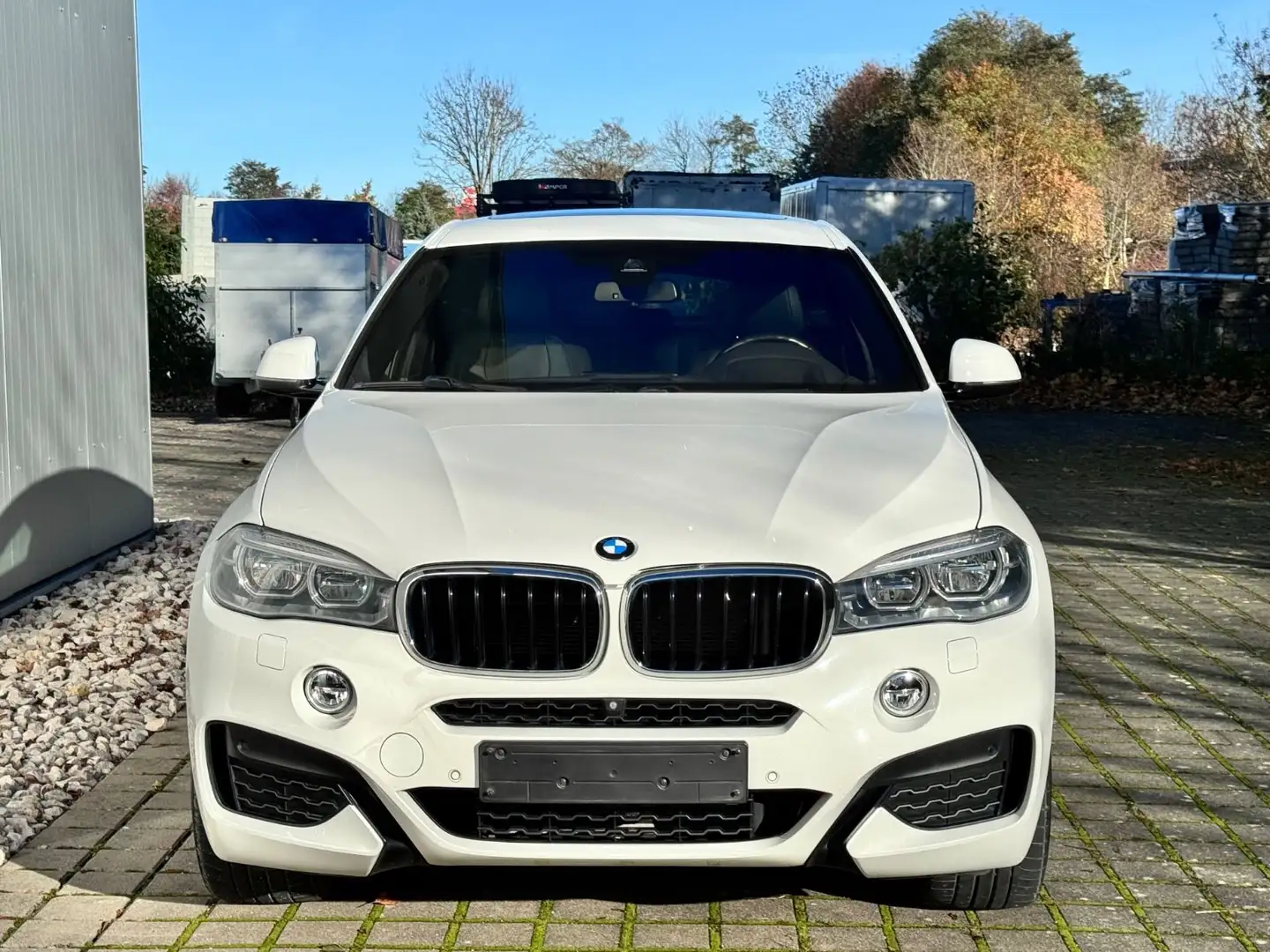 BMW X6 3,0 d M Sport Head Up SSD 8fach Weiß - 2