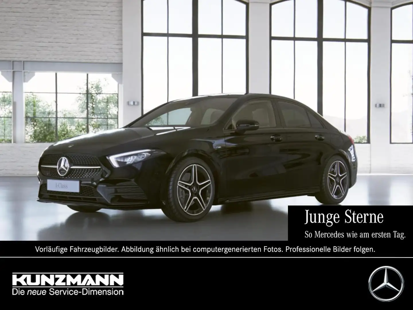 Mercedes-Benz A 250 e Limousine AMG Night Panorama Spur-Paket Schwarz - 1