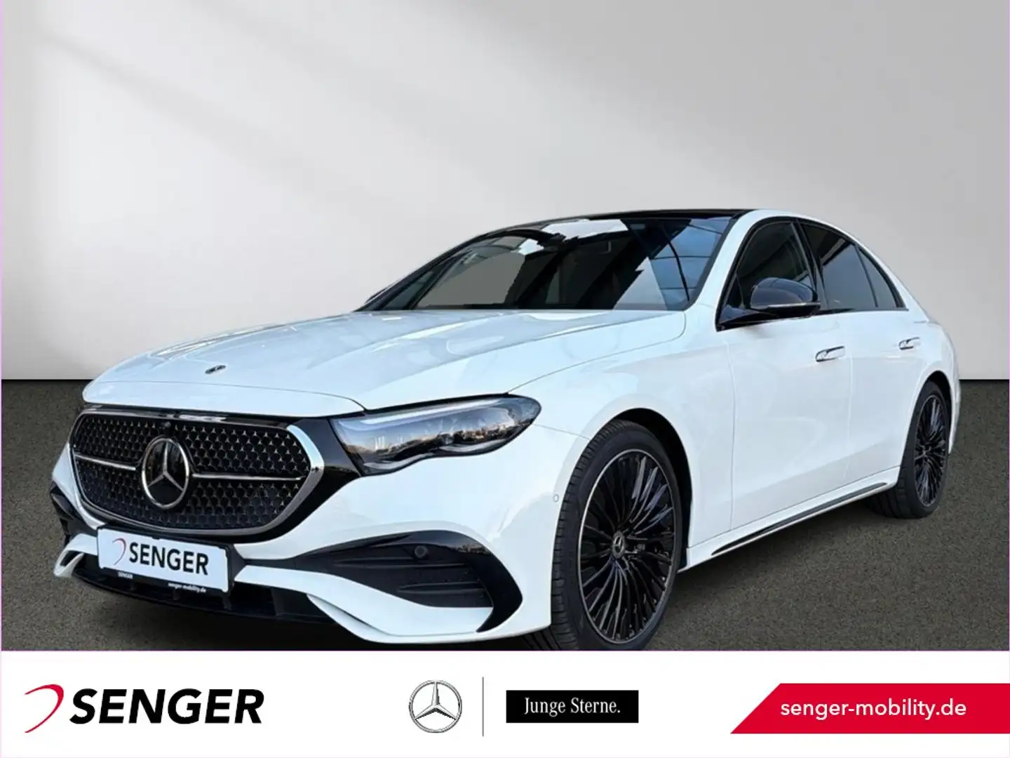 Mercedes-Benz E 450 d 4M AMG DigitalLight Standhzg. AHK 360°K. Blanc - 1