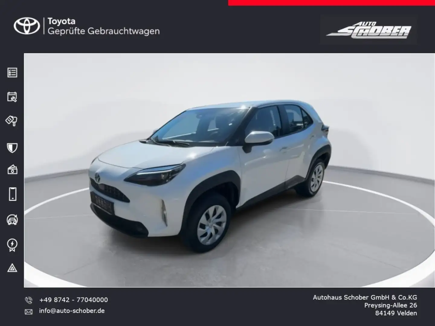 Toyota Yaris Cross Hybrid 1.5 VVT-i Business Edition; Sitzhzg. vorne; Blanc - 1