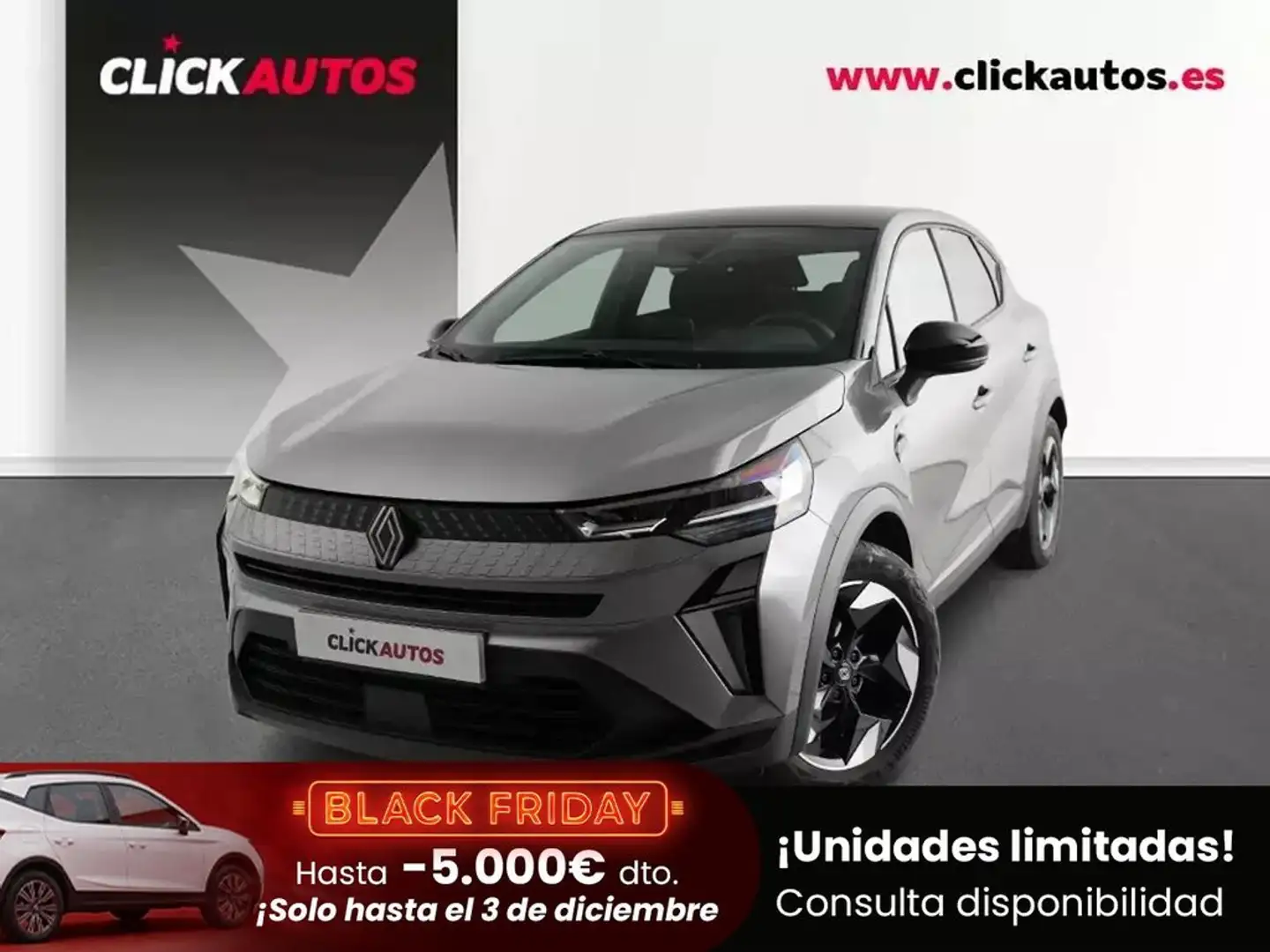 Renault Captur 1.0 TCE 90CV Techno Bitono Gris - 1