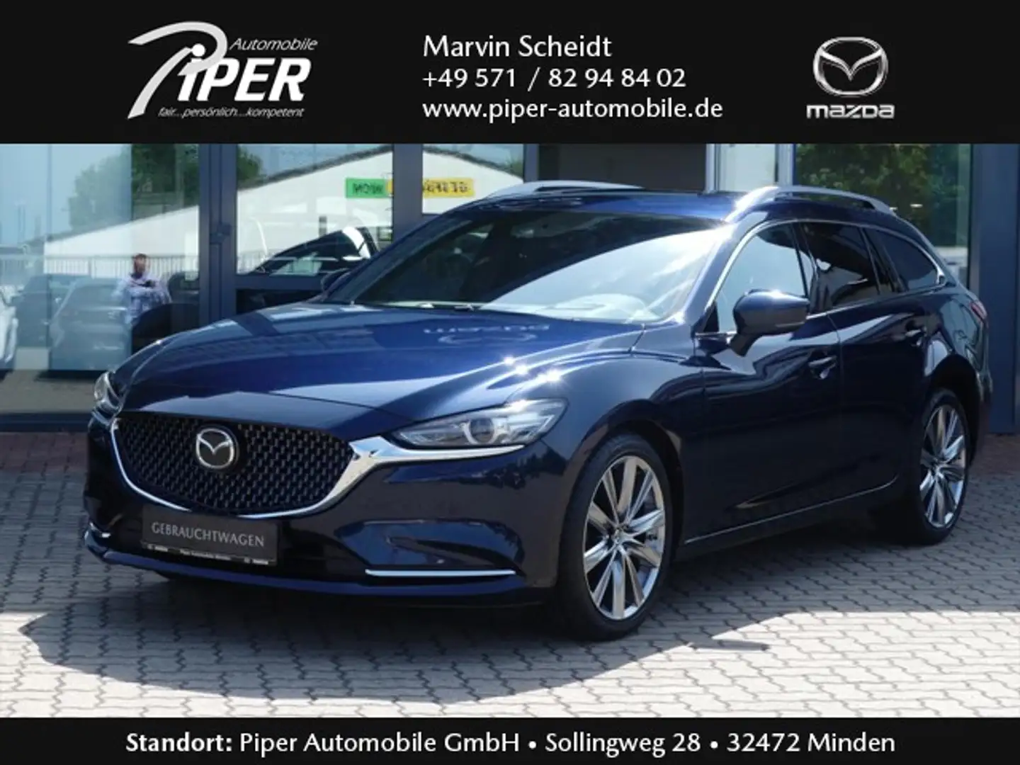 Mazda 6 SKYACTIV-G 194 FWD 5T 6AG AL-SPORTS SLPLUSPAK Blau - 1
