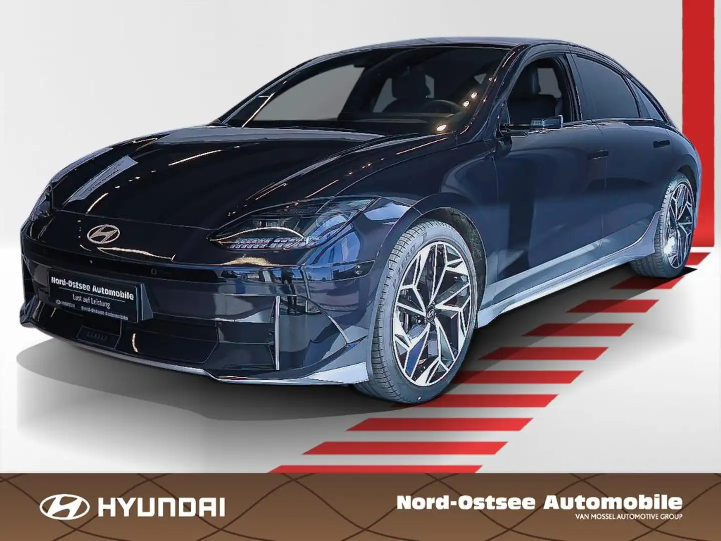 Hyundai IONIQ 6 UNIQ Glasdach dig. Außenspiegel 20"LM Blauw - 1