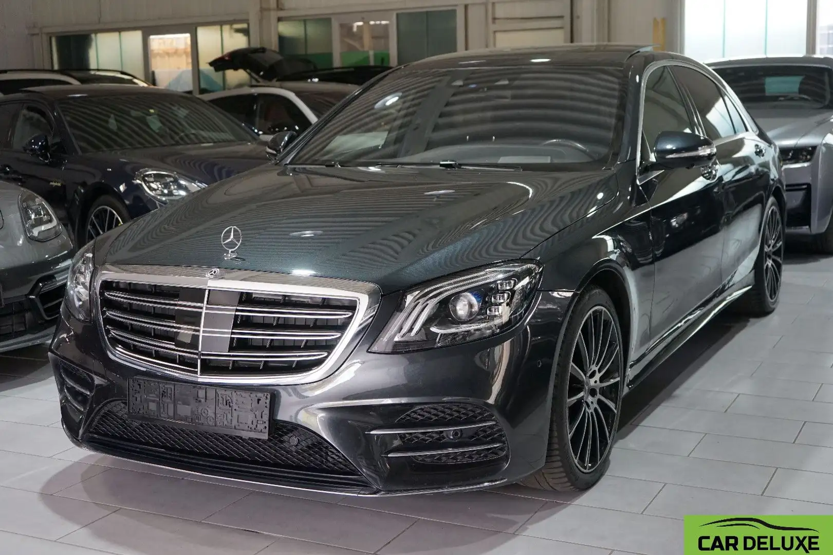 Mercedes-Benz S 400 S400d 4M LANG*AMG*PANO MAGIC SKY*STANDHZG*NAPPA* Schwarz - 1