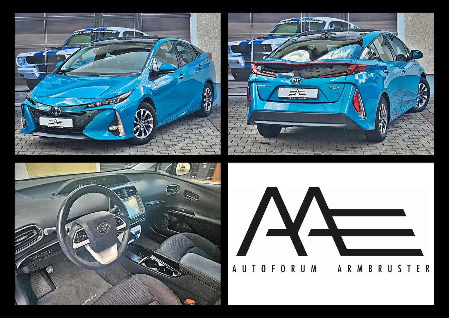 Toyota Prius Plug-in Hybrid Solar-Dach/Safety Sense Kék - 1