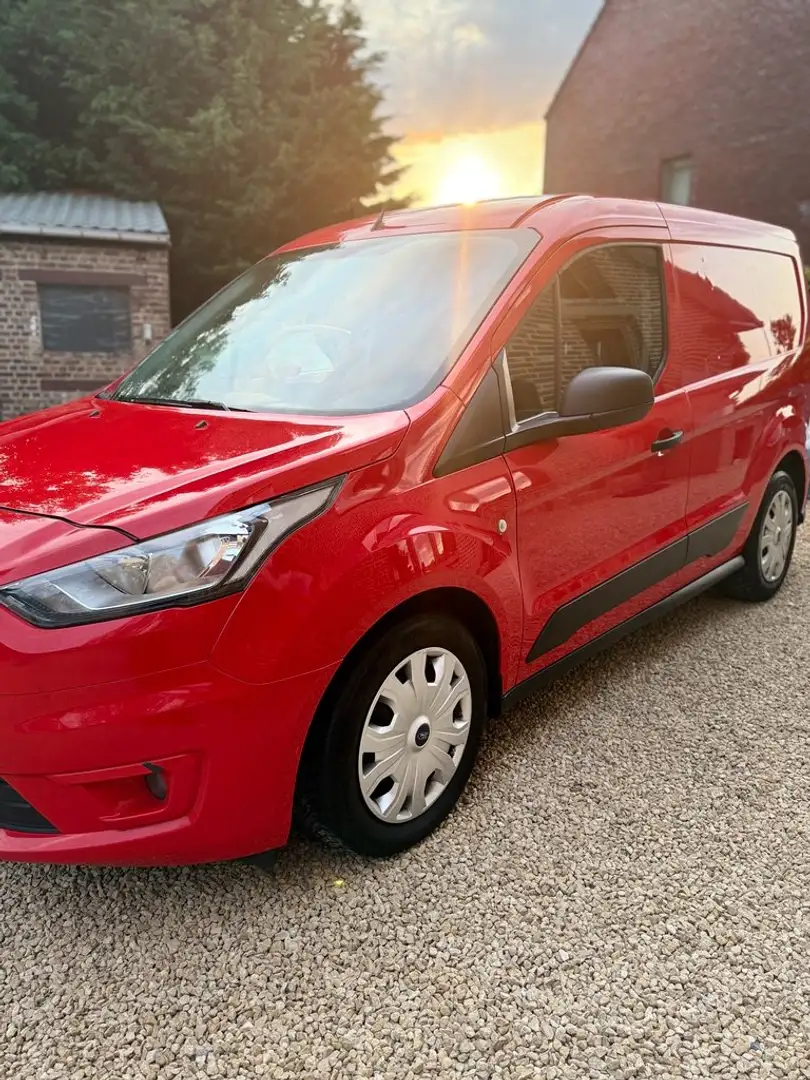 Ford Transit Connect 1.5 TDCi Ambiente  UTILITAIRE 3 PLACES AIRCO Rouge - 2