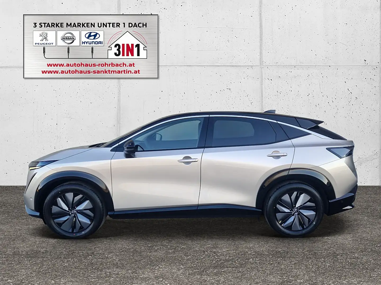 Nissan Ariya 87kWh Evolve Aut. Ezüst - 2