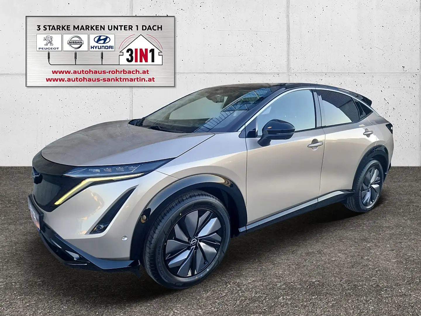 Nissan Ariya 87kWh Evolve Aut. Silber - 1