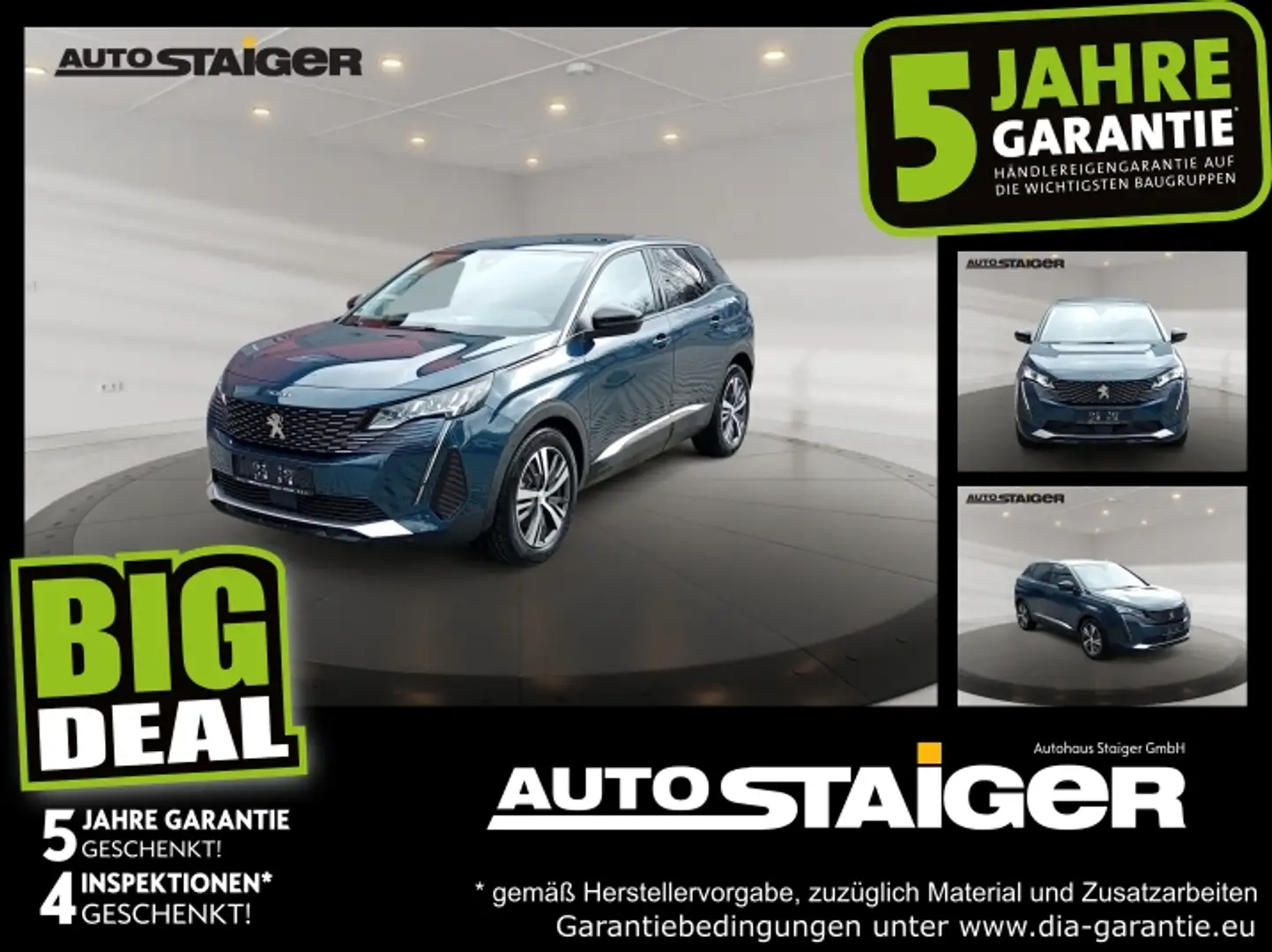 Peugeot 3008 Allure Hybrid 225 Keyless*Navi*LED* Blau - 1