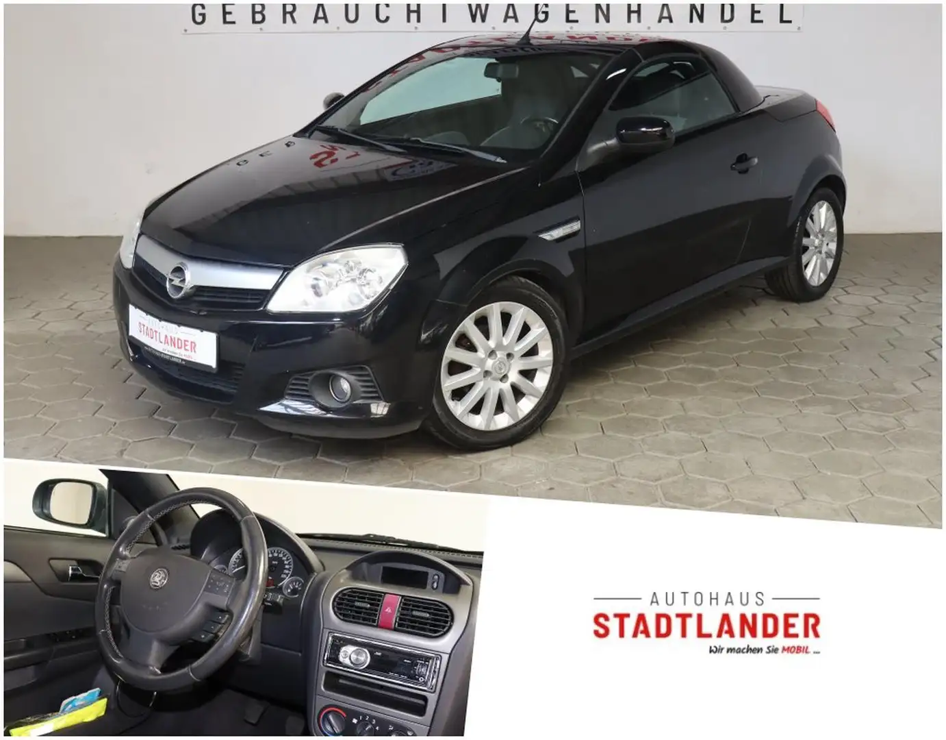 Opel Tigra Twin Top Enjoy 1.4 KLIMA*ALU Schwarz - 1
