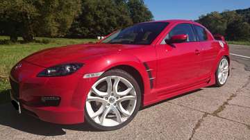 RX-8 Revolution 231PS, Hinsberger Umbau, Bastuck Auspuff, Hifi-Einbau + Subwoofer, Spath Felgen, Beleuchtung, Einzigartig