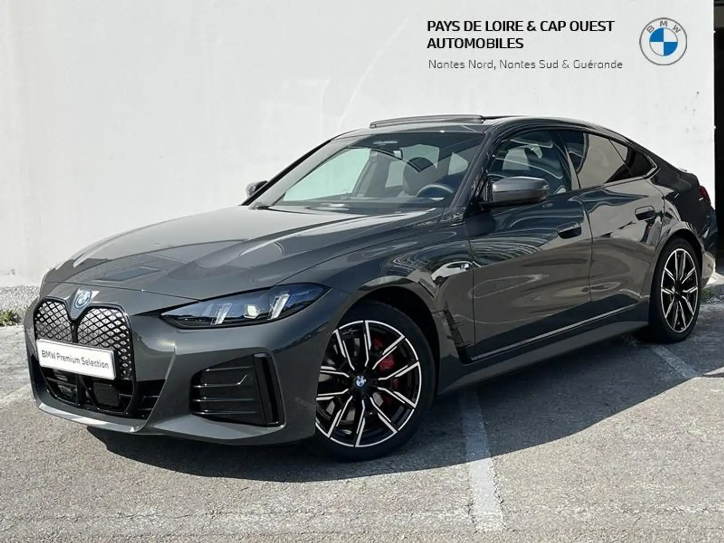 BMW i4 eDrive40 340ch M Sport Gris - 1