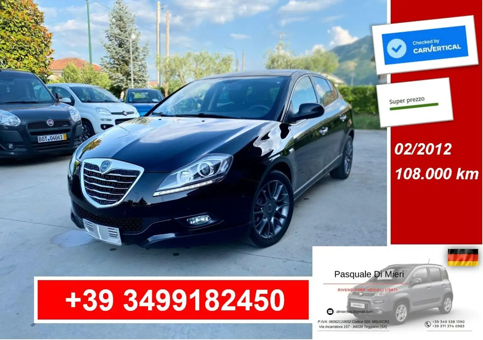 Lancia Delta 1.6 mjt Gold 105cv Negro - 1