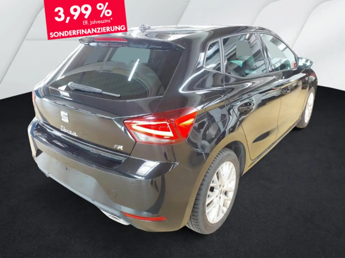 SEAT Ibiza 1.0 TSI DSG FR NAVI VOLL LED SHZ Schwarz - 2