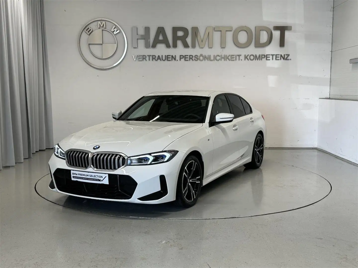 BMW 318 d Blanc - 1