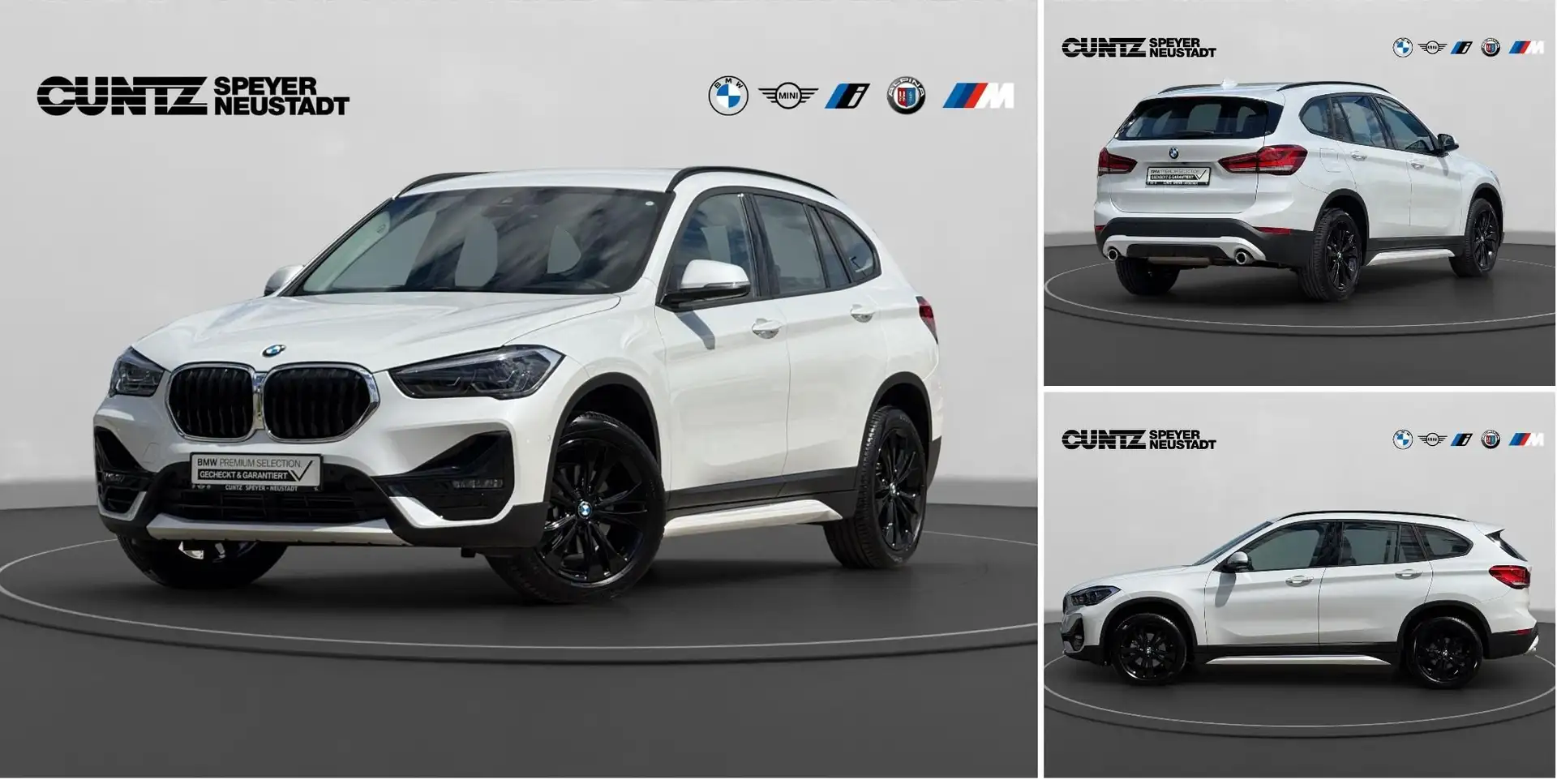 BMW X1 sDrive18d Parkassist LED Rückfahrk. Navi Tempomat Weiß - 1