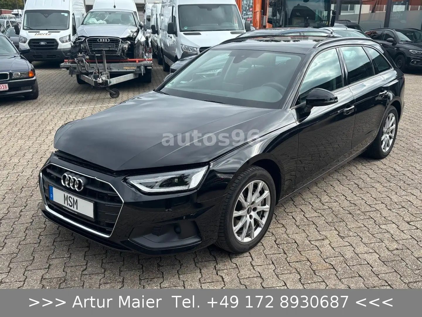 Audi A4 40 TDI S tronic Avant Mild-Hybrid LED NAVI Schwarz - 1