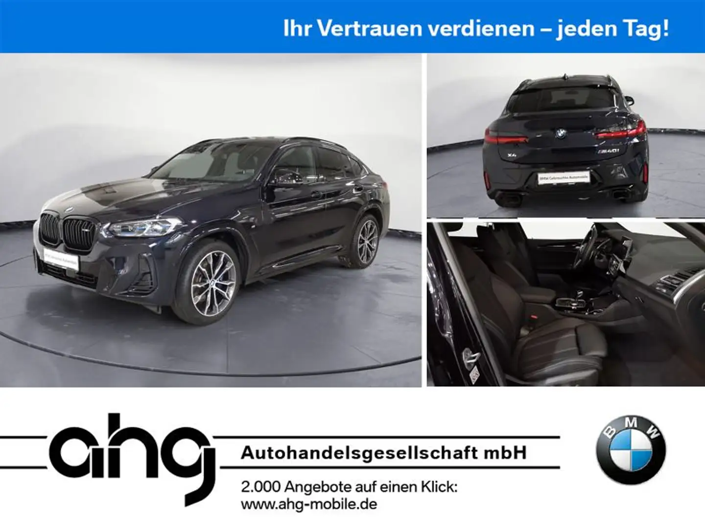 BMW X4 M i AT Innovationsp. Sport Aut. Standhzg. Schwarz - 1