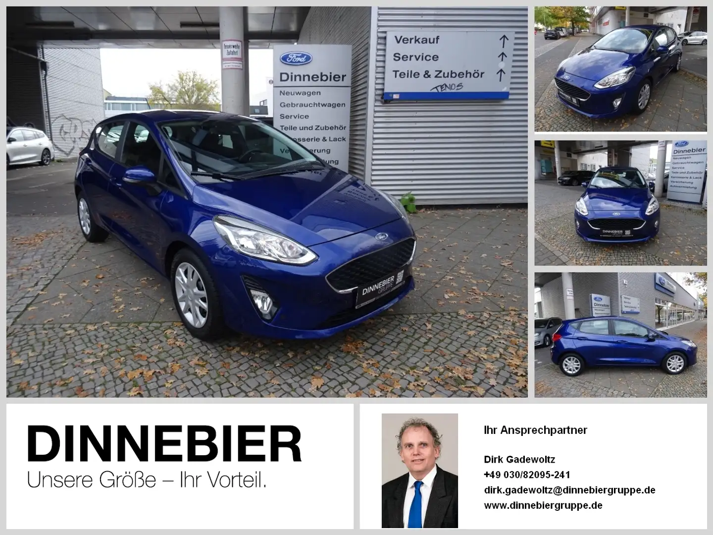 Ford Fiesta Cool&Connect 1.0 74kW Automatik Fernlichtass. Bleu - 1