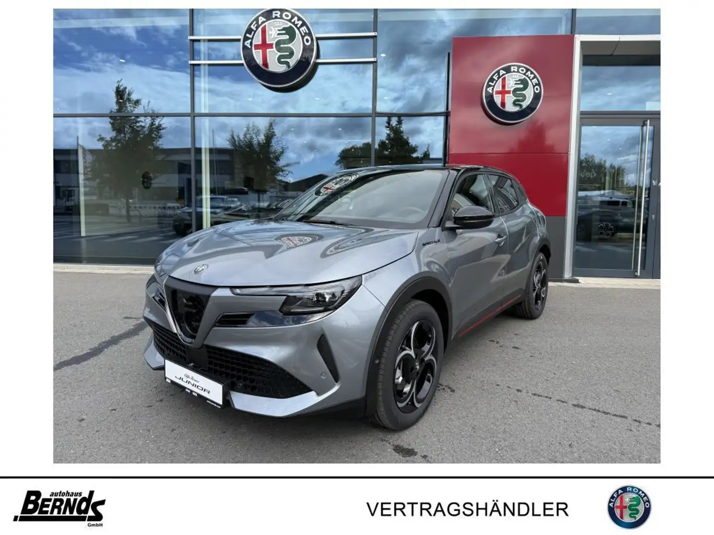 Alfa Romeo Junior 1.2 VGT Ibrida Speciale GLASDACH TECHNOLOGIE-PAKET Gris - 1