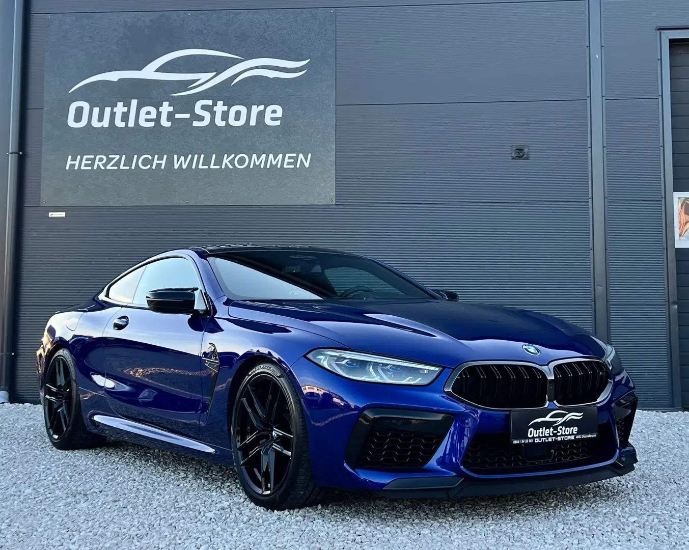 BMW M8 Competition*Marina Bay Blue*Carbondach*Neuwertig* Blau - 1