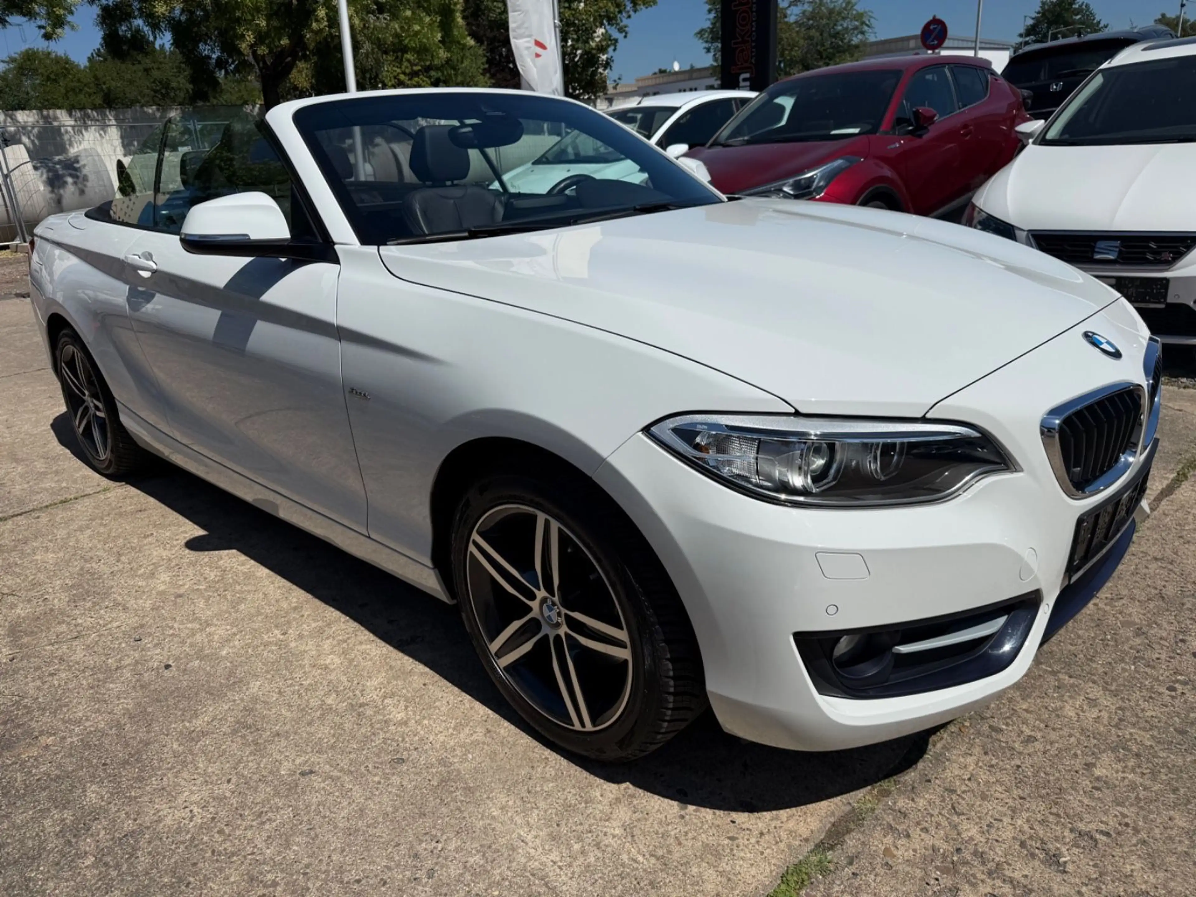 BMW 220 2 Cabrio 220 i Sport Line+PDC+LEDER+MFL+SITZ — photo 7