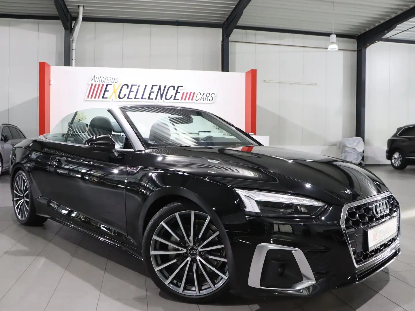 Audi A5 CABRIO 40 TFSI S-LINE-SPORT / MATRIX, MASSAGE Schwarz - 2