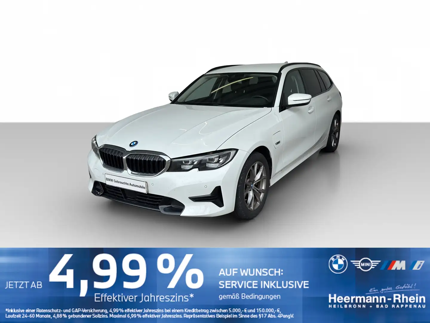 BMW 320 e Tour. Sport Line LiveCock.ACC.PDC.SHZ.WLAN Weiß - 2