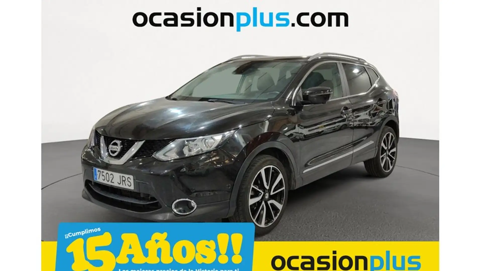 Nissan Qashqai 1.6dCi Tekna 4x2 XTronic Zwart - 1