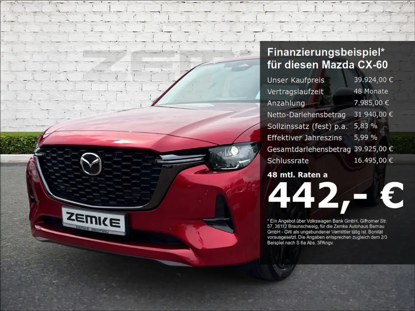 Mazda CX-60 e-SKYACTIV-PHEV EU6d 2.5 SKYACTIV-G Homura Hybrid Rot - 1