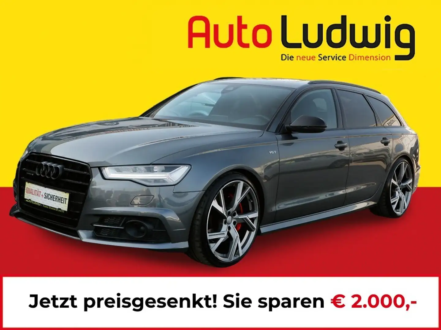 Audi A6 Avant 3,0TDI Competition Quattro tiptronic S- L... Grau - 1