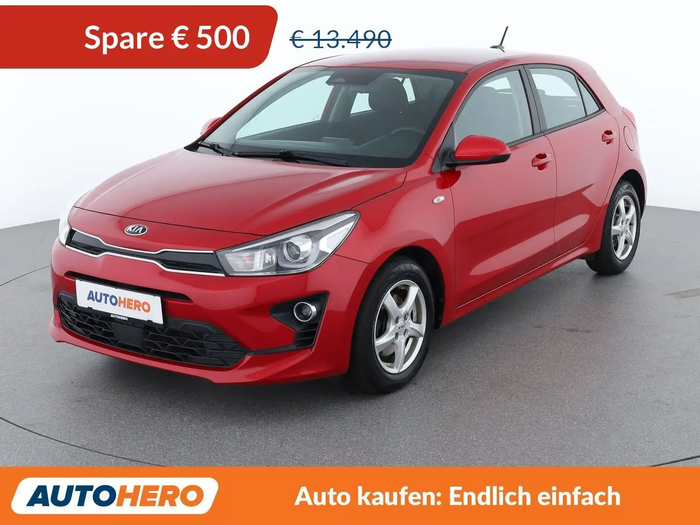 Kia Rio 1.2 Silber Rot - 1