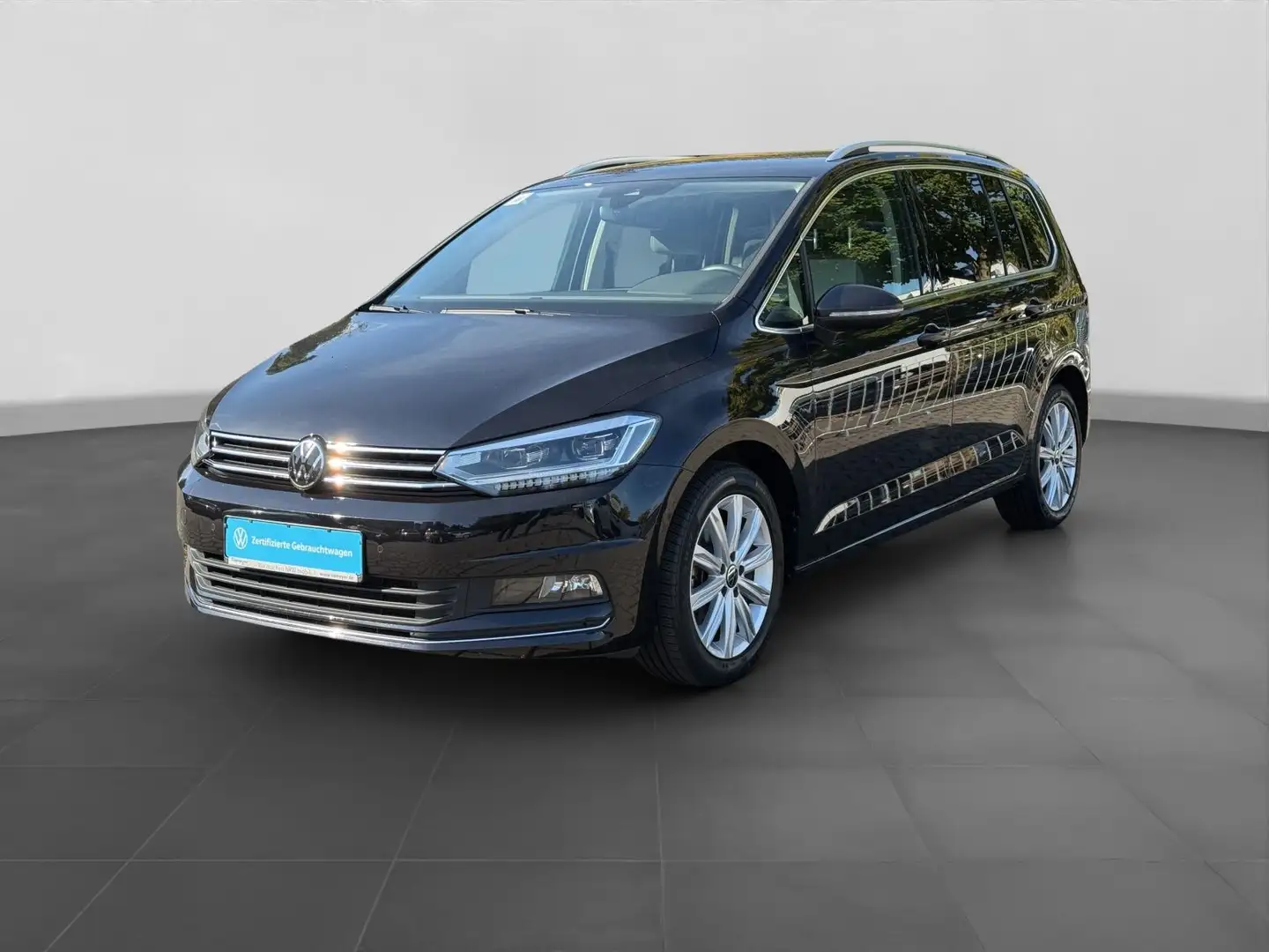 Volkswagen Touran 2.0 TDI DSG HIGHLINE 7-SITZE AHK KAMERA N Schwarz - 2