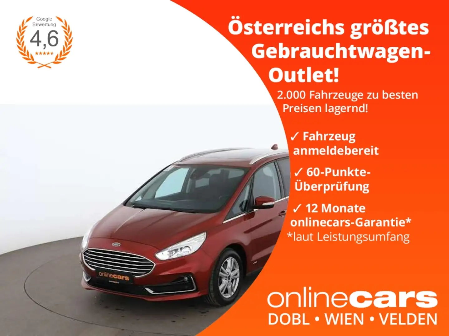 Ford Galaxy 2.0 EcoBlue Titanium 4x4 Aut 7-SITZER LED Roşu - 1