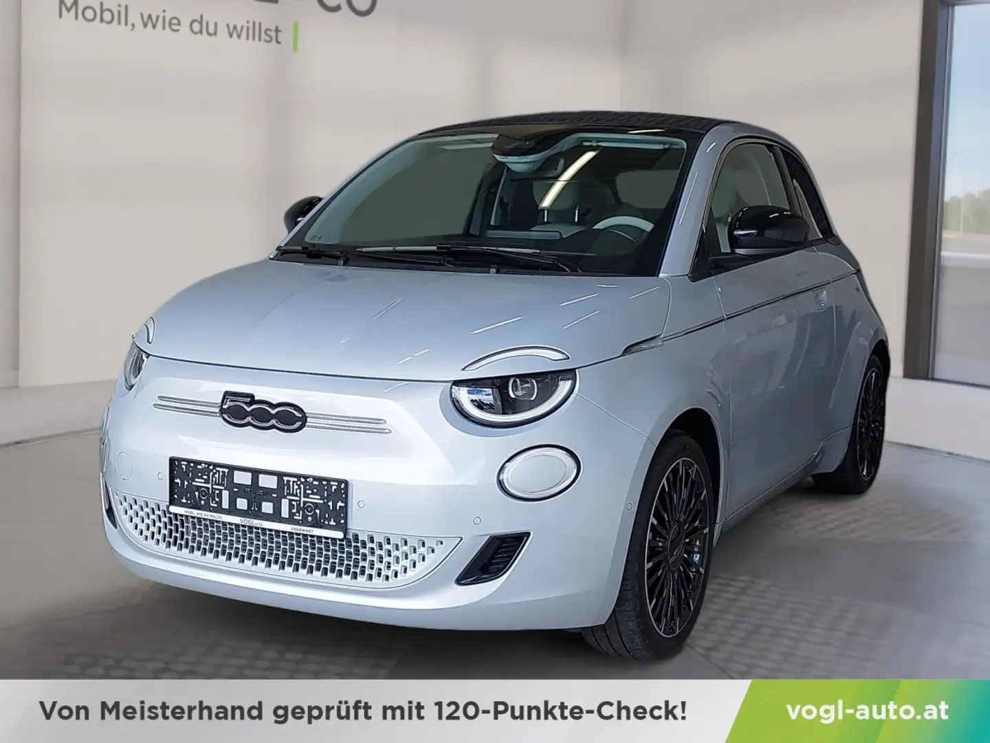 Fiat 500e Cabrio La Prima 320km Blau - 1