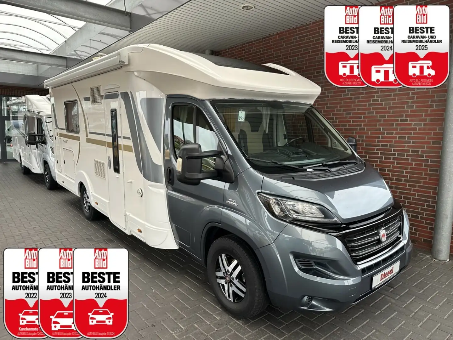 Euramobil T730 EB Automatik 4,25t +ALDE+Luftfederung+2xKlima Grau - 1