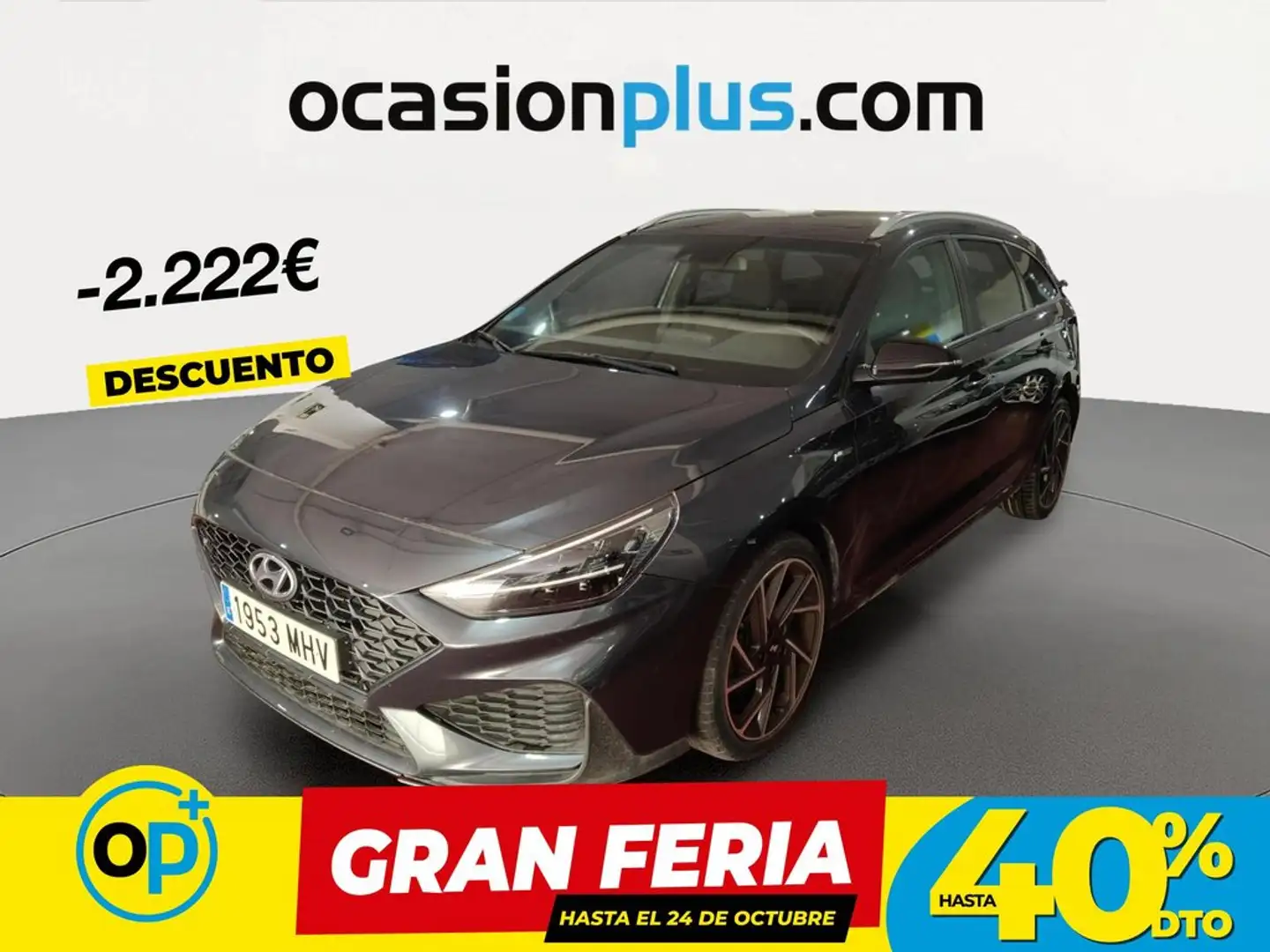 Hyundai i30 1.5 TGDI N Line 48V DT 160 Gris - 1