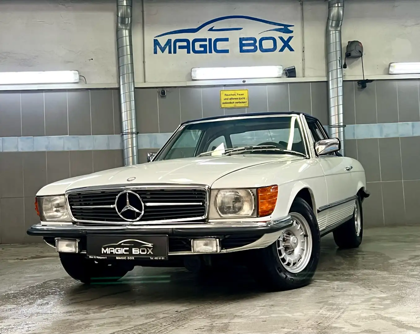 Mercedes-Benz SL 450 Cabrio *Oldtimerzulassung*Hardtop*Sammlerfahrzeug* Weiß - 1