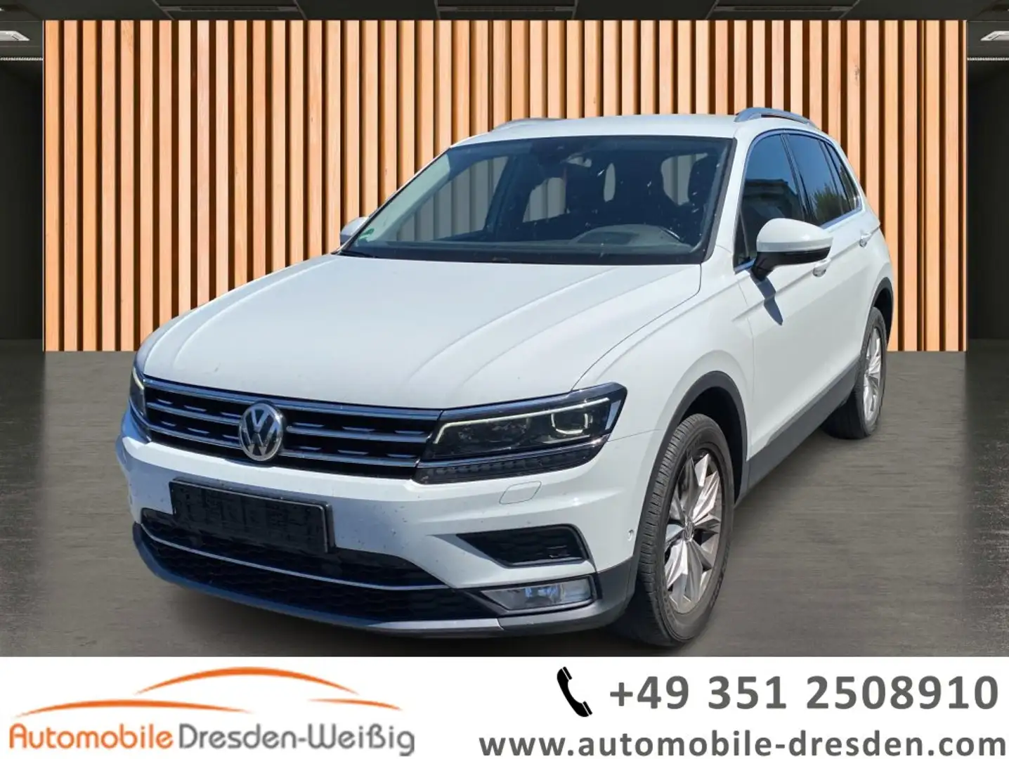 Volkswagen Tiguan 2.0 TDI Highline BMT Start-Stopp 4Motion Weiß - 1