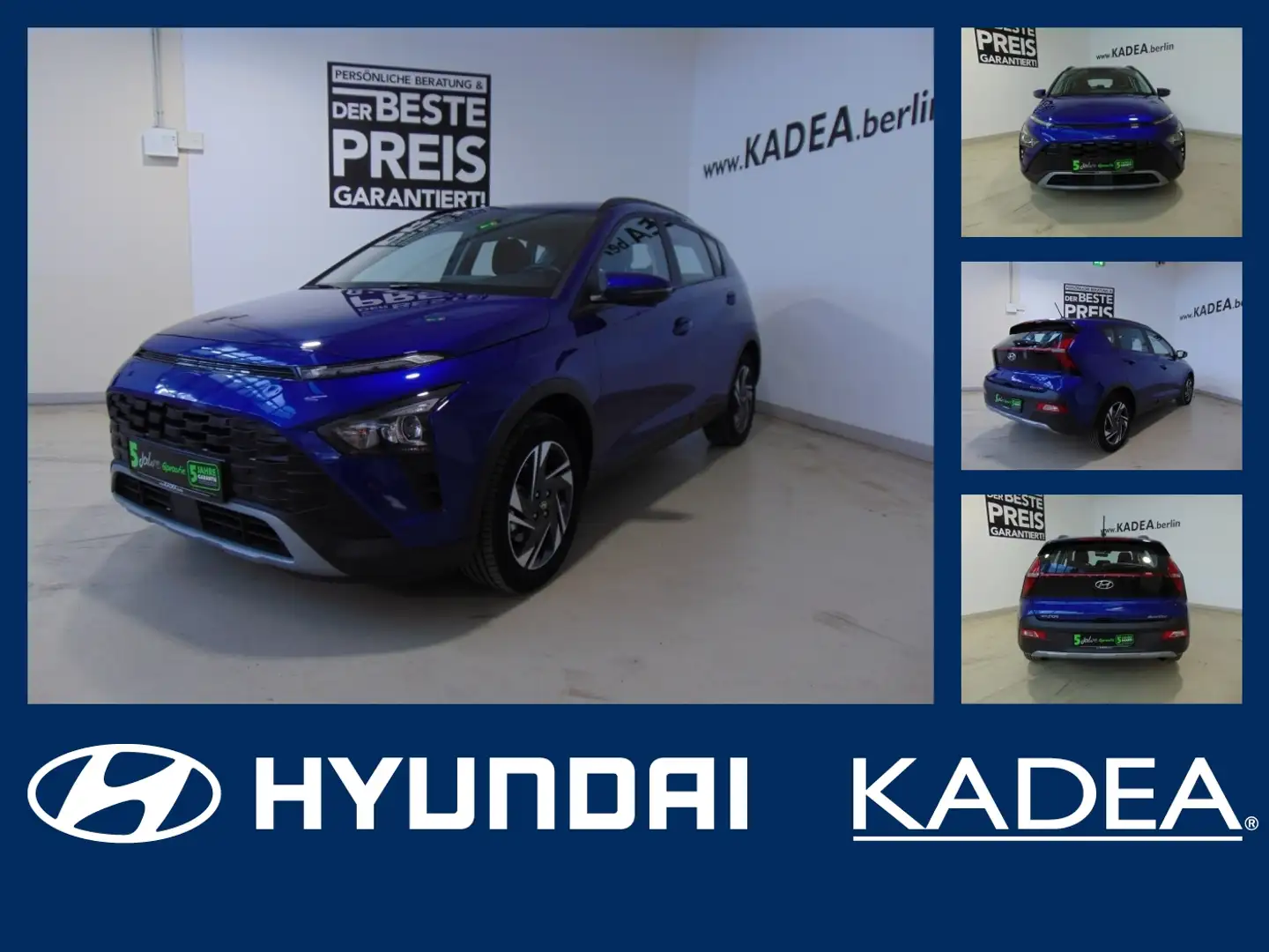 Hyundai BAYON 1.0 T-Gdi Lenk+Sitzheizung,PDC,Wenig KM! Blu/Azzurro - 1