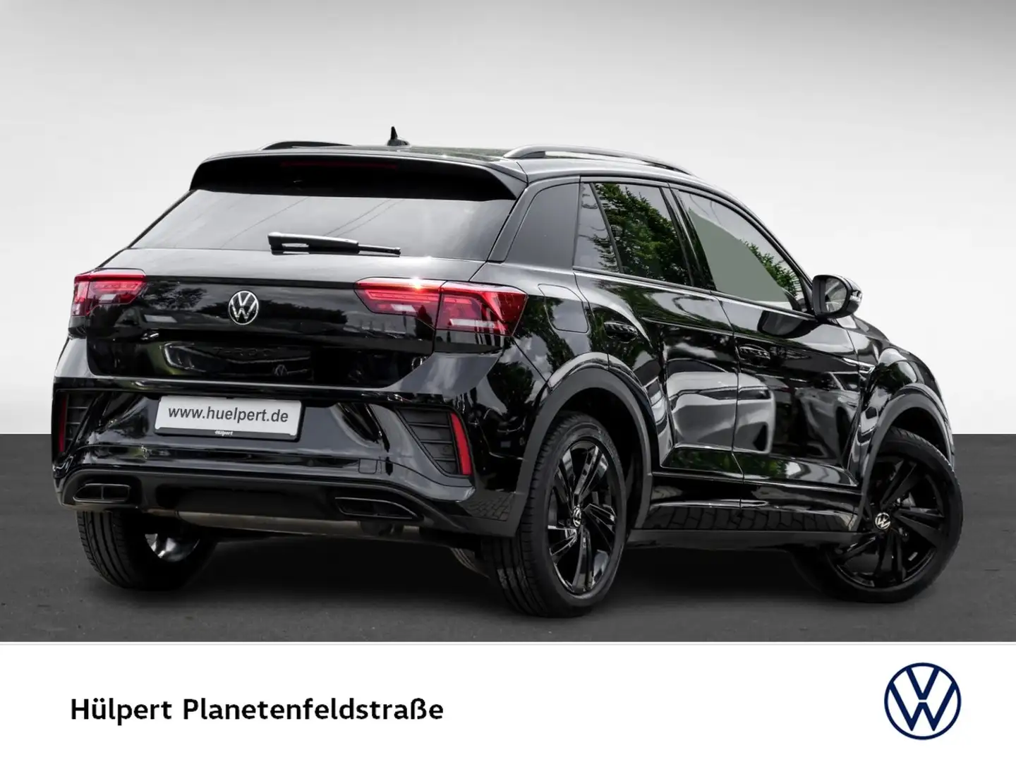 Volkswagen T-Roc 1.5 R-LINE BLACKSTYLE AHK CAM ACC LM18 NAVI Negro - 2